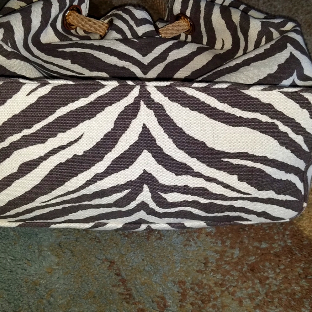 Michael Kors hobo zebra handbag